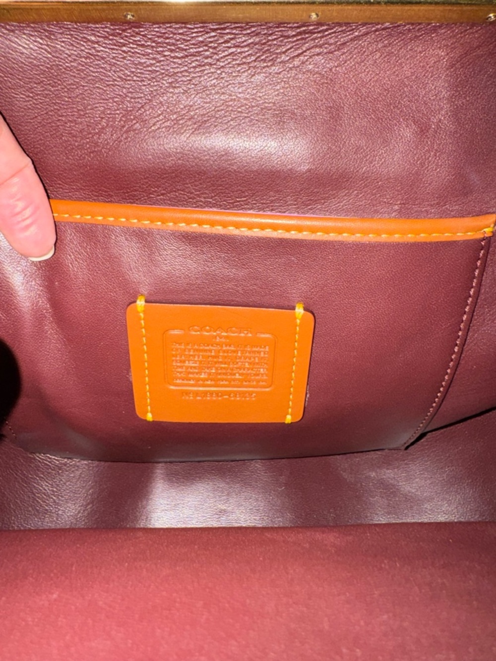 Coach Kisslock Saddle Frame Bag 68125 - Picture 8 of 8